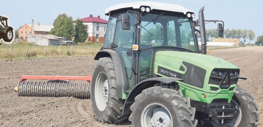 Test ciągnika DEUTZ-FAHR 4080 E z kabiną Naglak (TPR 27/2019)