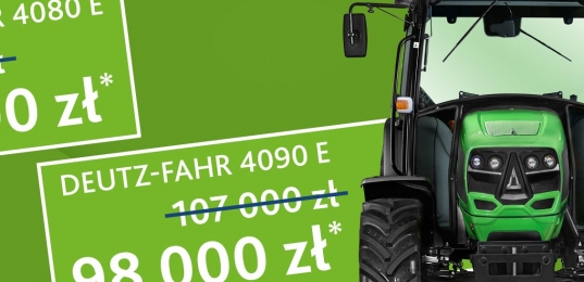 Mega promocja na modele DEUTZ-FAHR 4080E oraz 4090E!