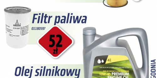 ORYGINALNE MATERIAŁY EKSPLOATACYJNE DEUTZ-FAHR w super cenie