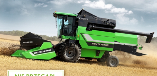 ŻNIWA Z NOWYM KOMBAJNEM! DEUTZ-FAHR C5305